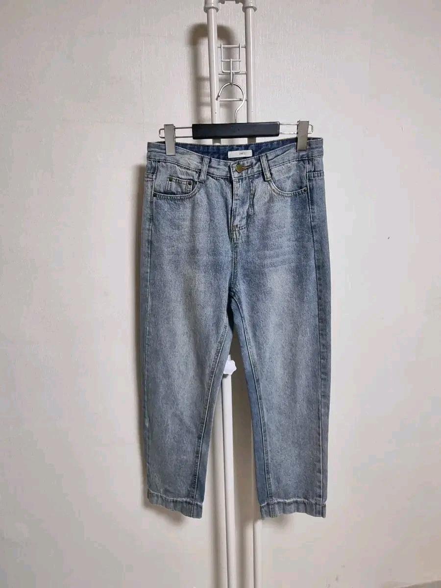 D31 ONE2데님 팬츠 연청 컷팅 2
