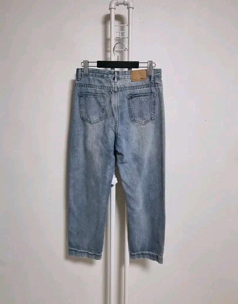 D31 ONE2데님 팬츠 연청 컷팅 3