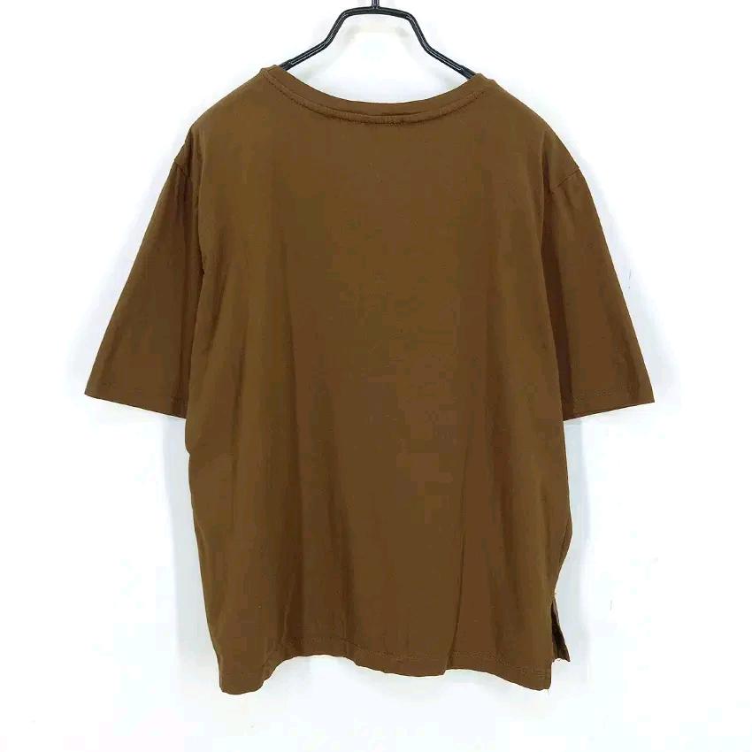 칼라거펠드 여성 여름 큐빅로고 반팔티 브라운90 (HU44761) 3