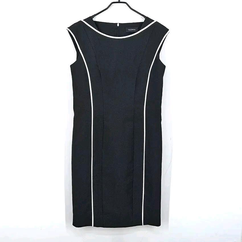 발렌시아 여성 여름 배색 민소매원피스 블랙 (HU44773) 2