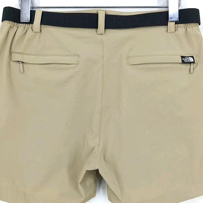 노스페이스 여성 여름 스판끼 나일론 미니팬츠 베이지 (HU44800) 4