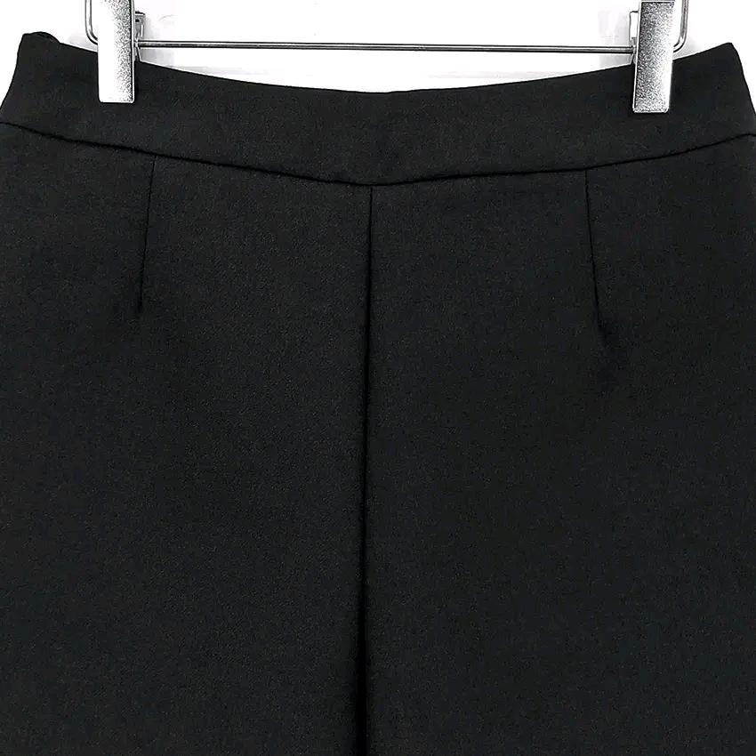 자라 여성 춘하 랩 약스판 미니팬츠 블랙26 (HU44802) 4