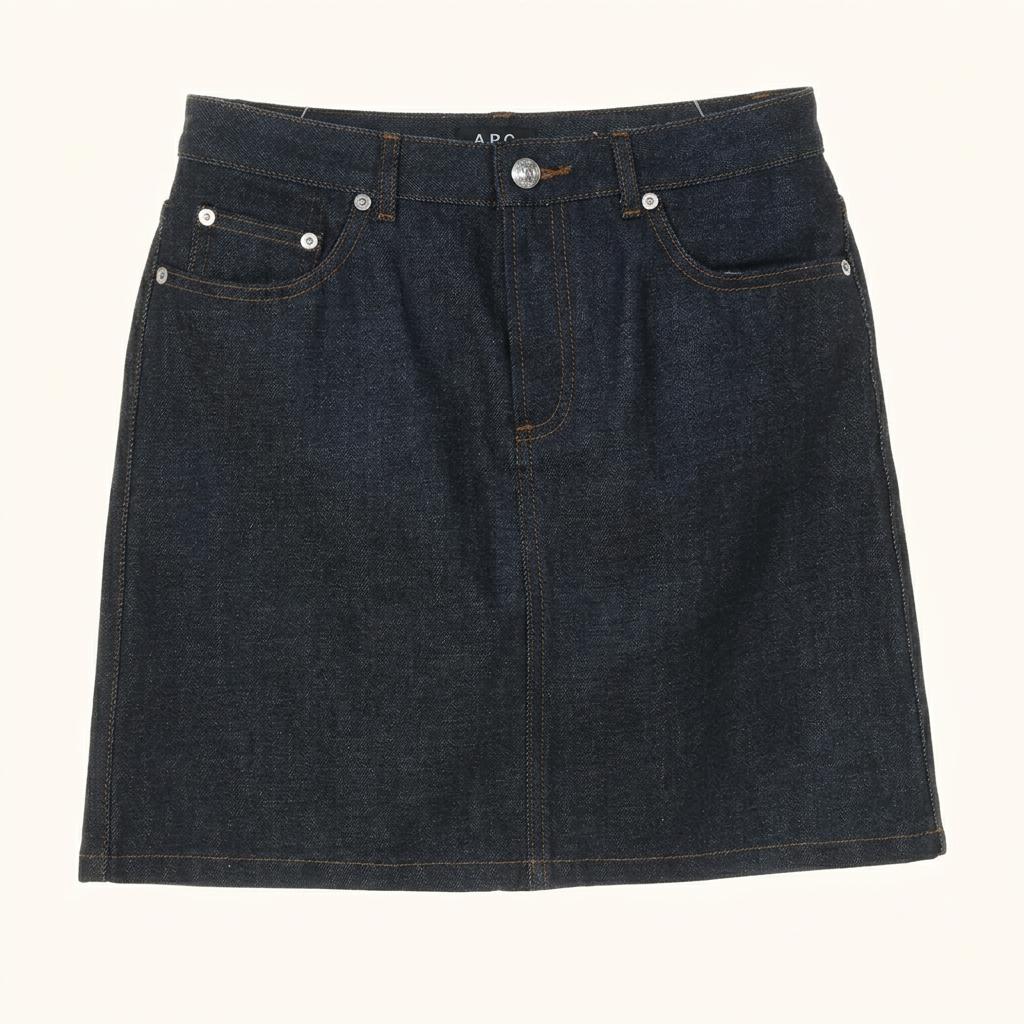 A.P.C. 생지 데님 미니스커트 1