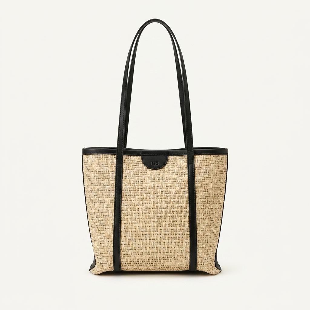 투오 RATTAN SMALL 라탄 스몰백 블랙 1