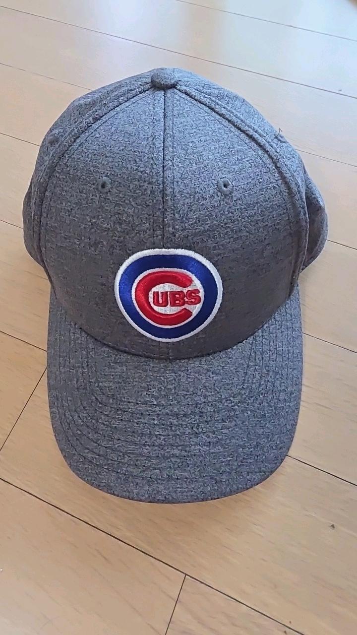 MLB 시카고 컵스 로고 자수 볼캡 그레이 4