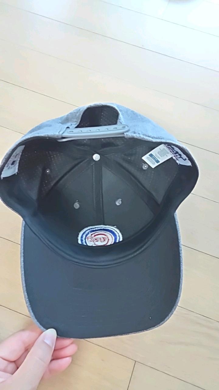 MLB 시카고 컵스 로고 자수 볼캡 그레이 3