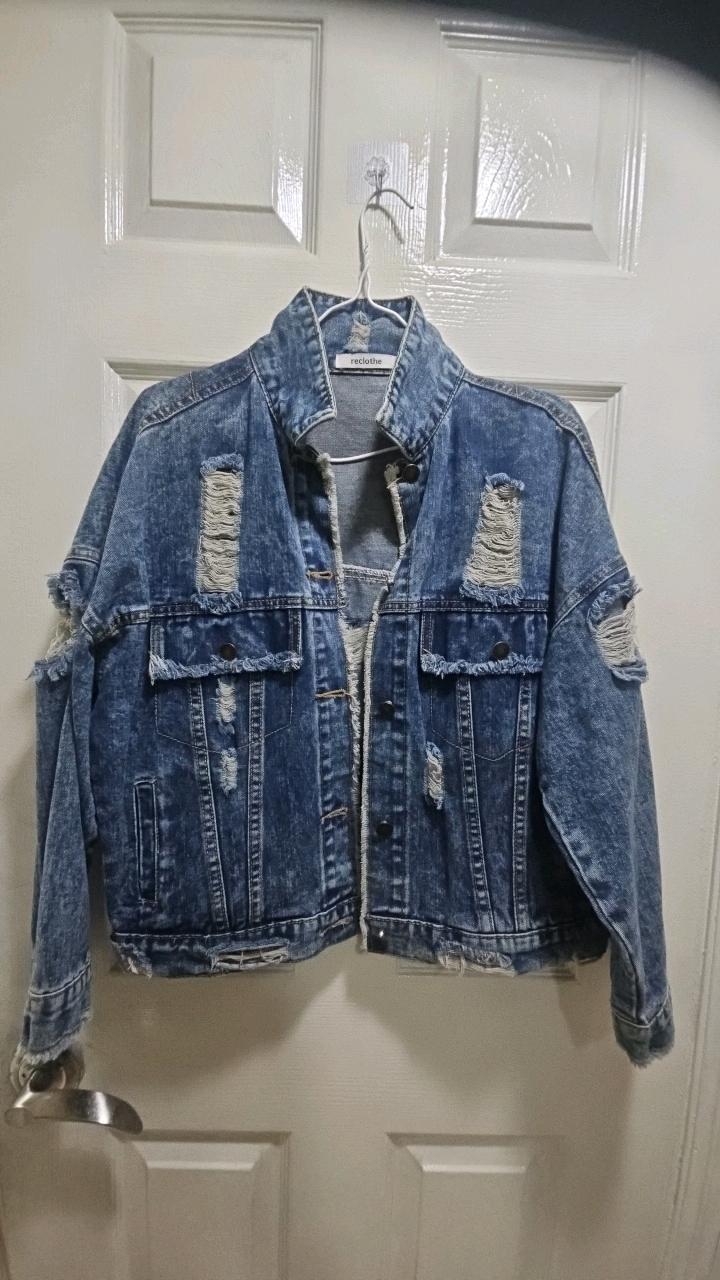 리클로드 데미지 디스트로이드 데님 재킷 중청 3