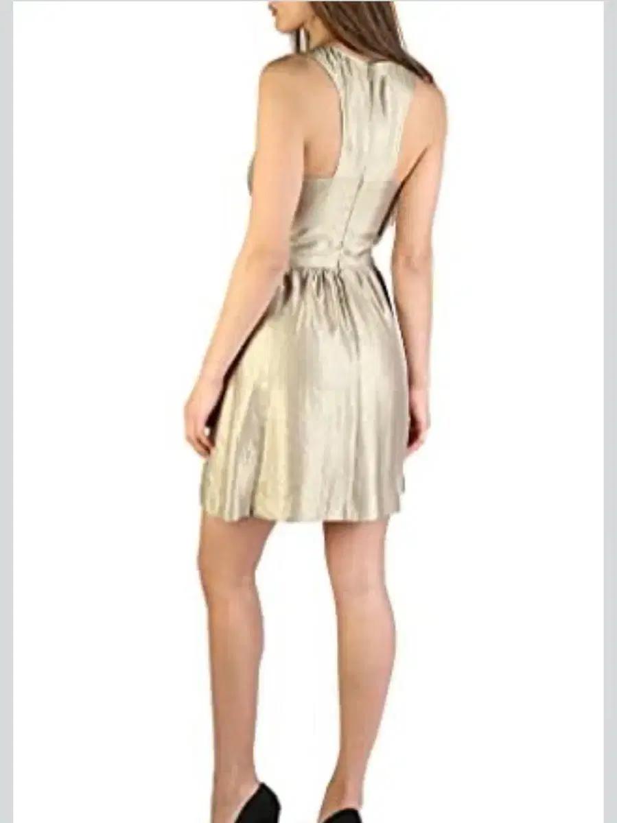 (새)아르마니 Metallic Cut-Out Back Dress (0) 8
