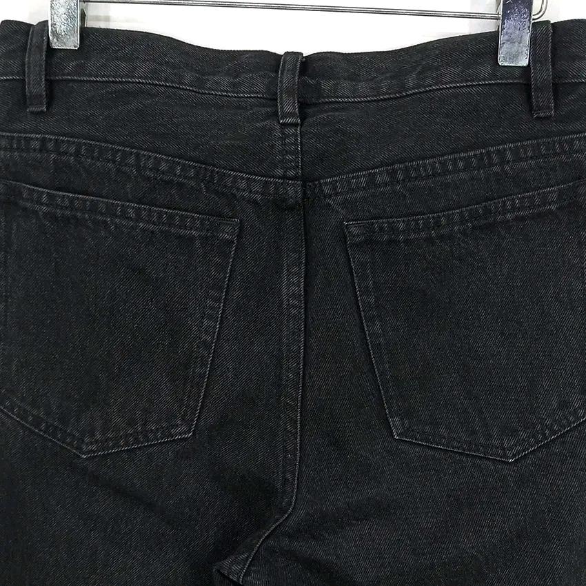 아페쎄 여성 9부 데님팬츠 블랙 (HU44820) 4
