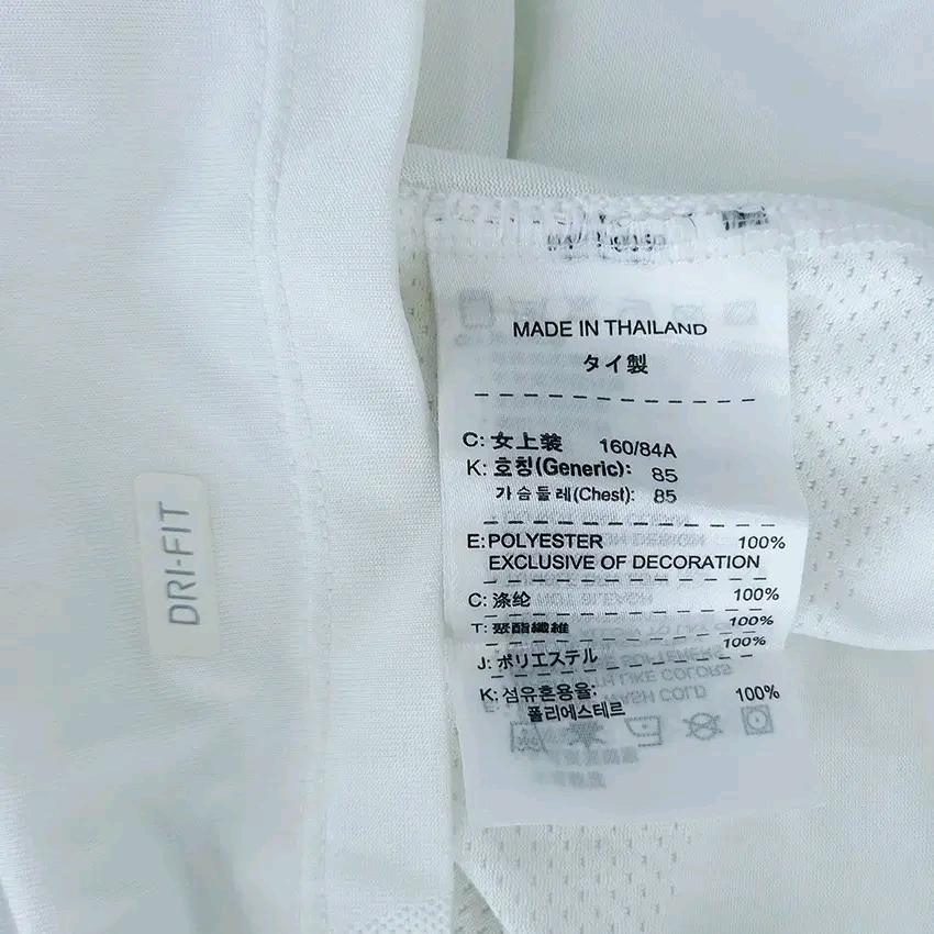 나이키 여성 여름 셔링 백메쉬 카라반팔티 화이트 (HU44825) 6