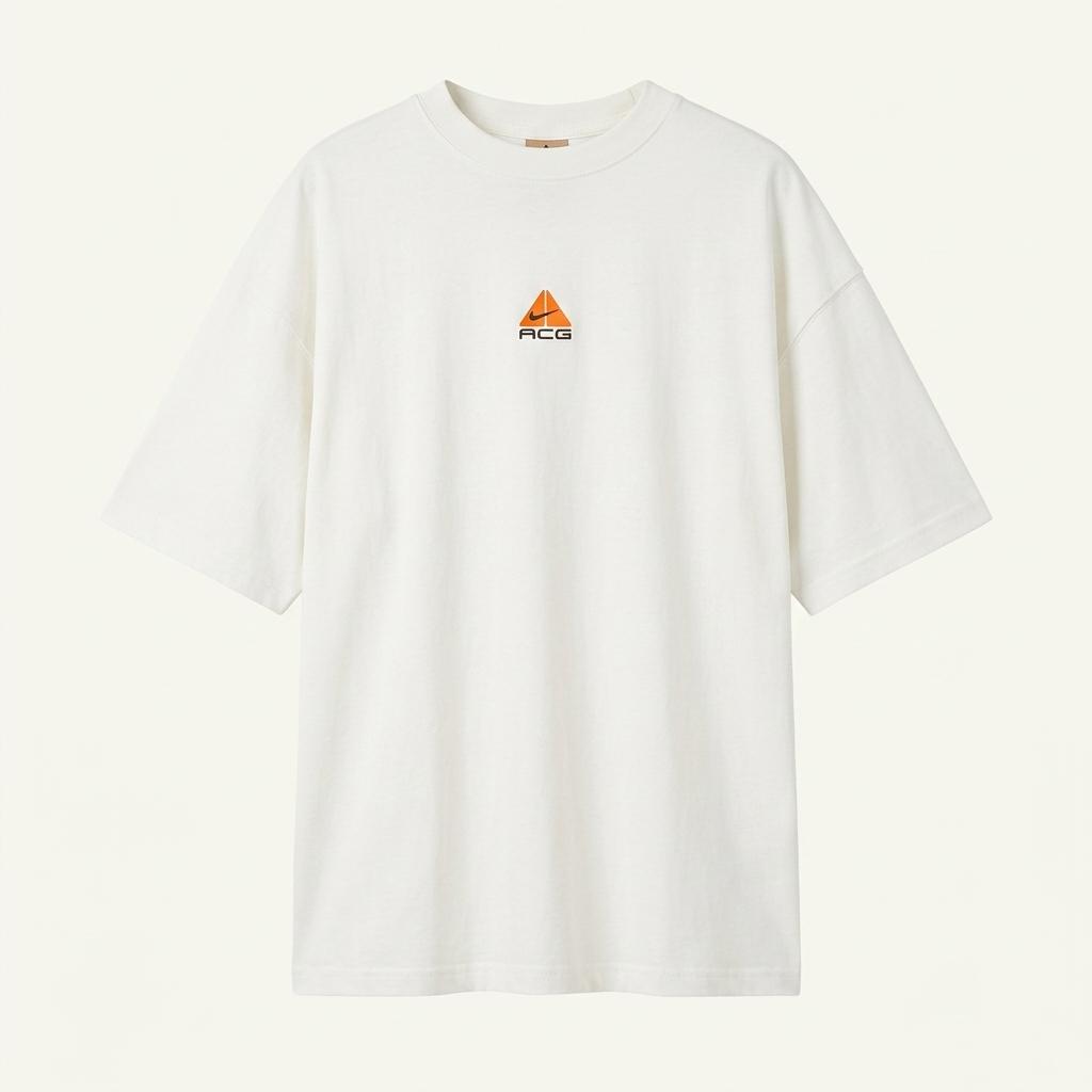 나이키 ACG 로고 루즈핏 반팔 티셔츠 화이트 1