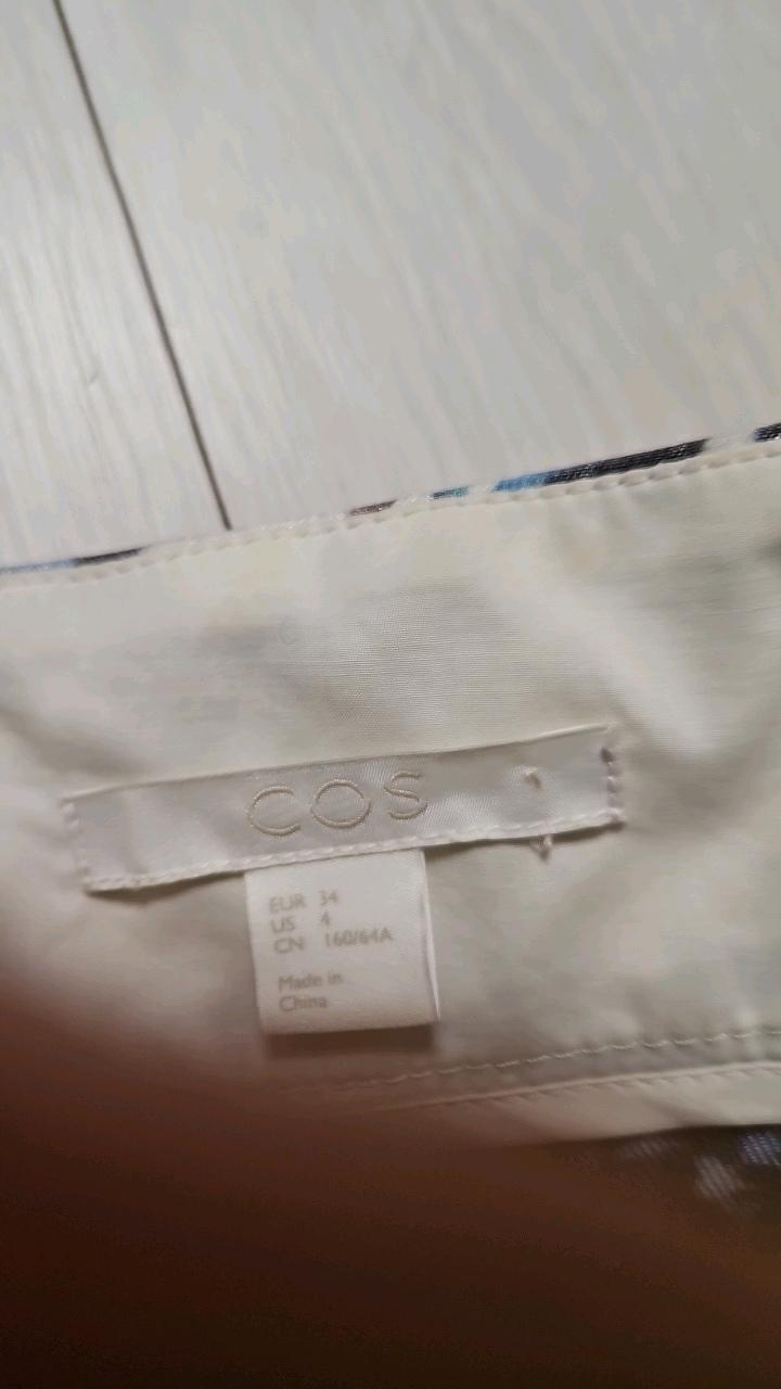 COS 코스 그래픽 패턴  오간자미니스커트 4