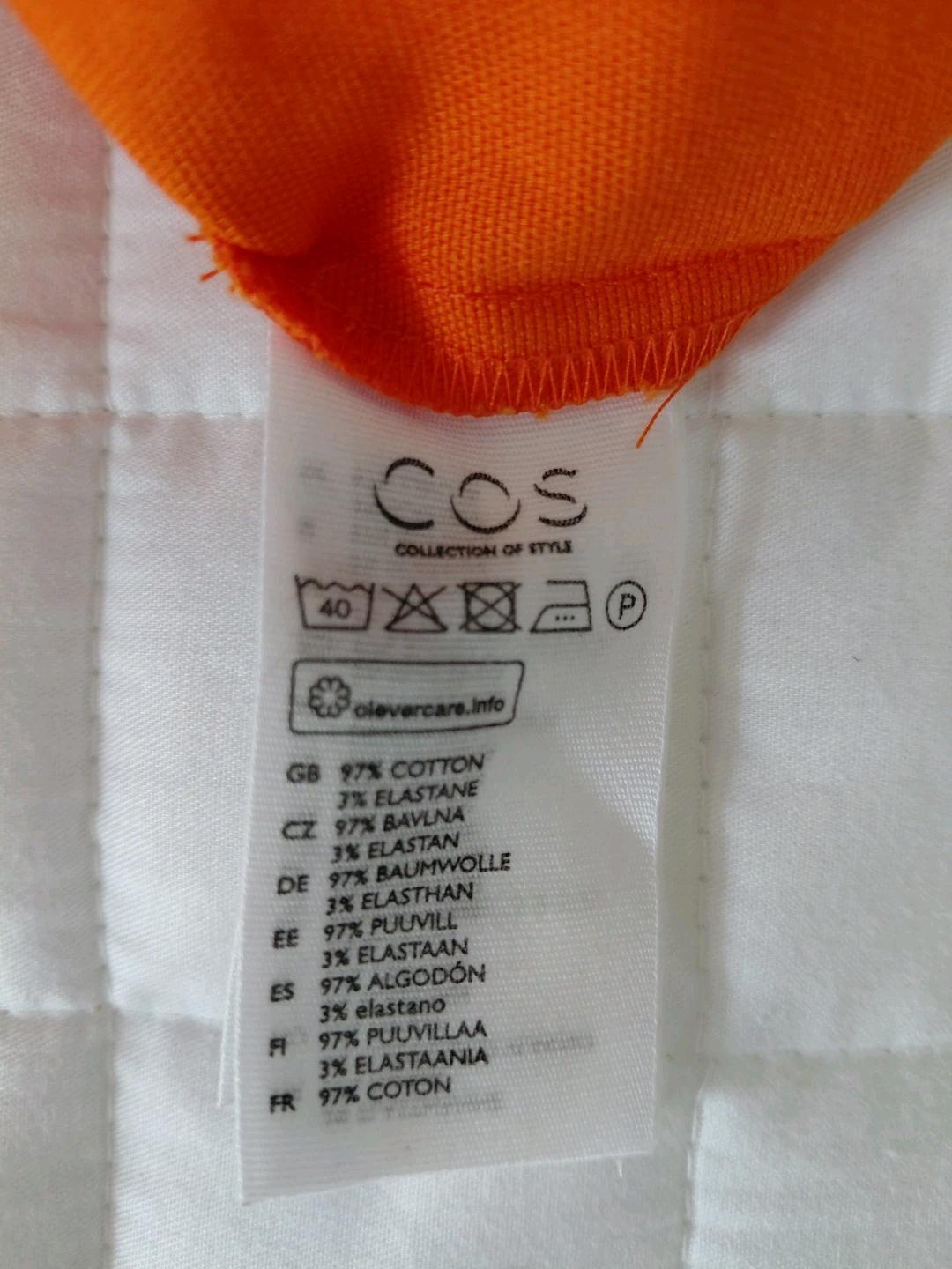 COS 오렌지 코튼 스커트 EUR 36 3