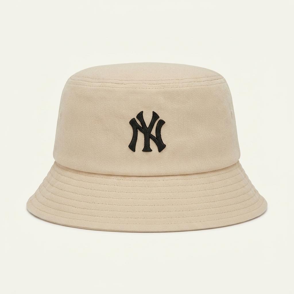 MLB NY 양키스 로고 버킷햇 베이지 키즈 1
