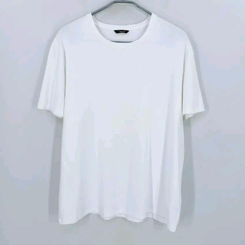마시모두띠 남성 여름 라운드반팔티 아이보리XL (HU44858) 2