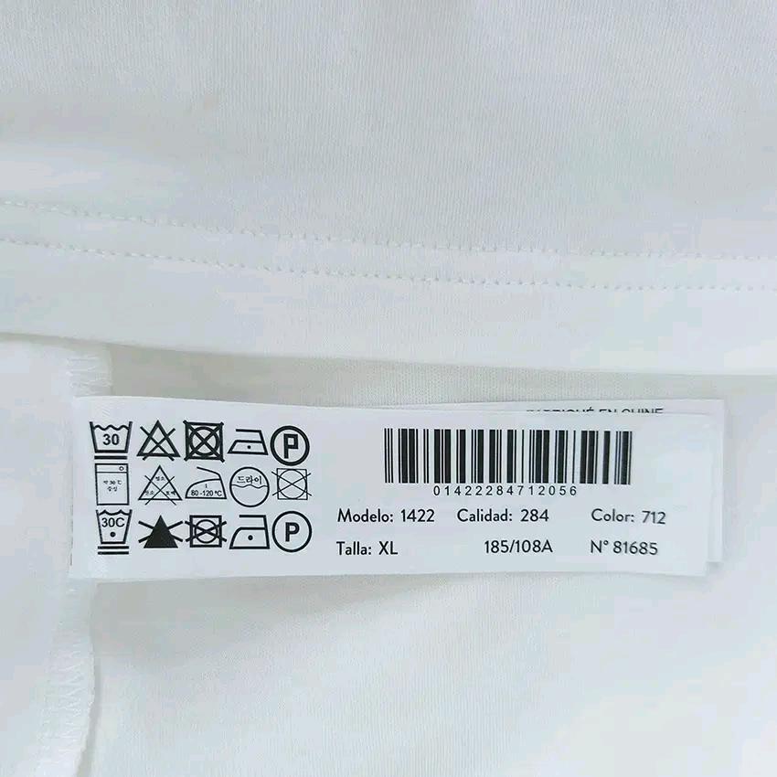 마시모두띠 남성 여름 라운드반팔티 아이보리XL (HU44858) 7