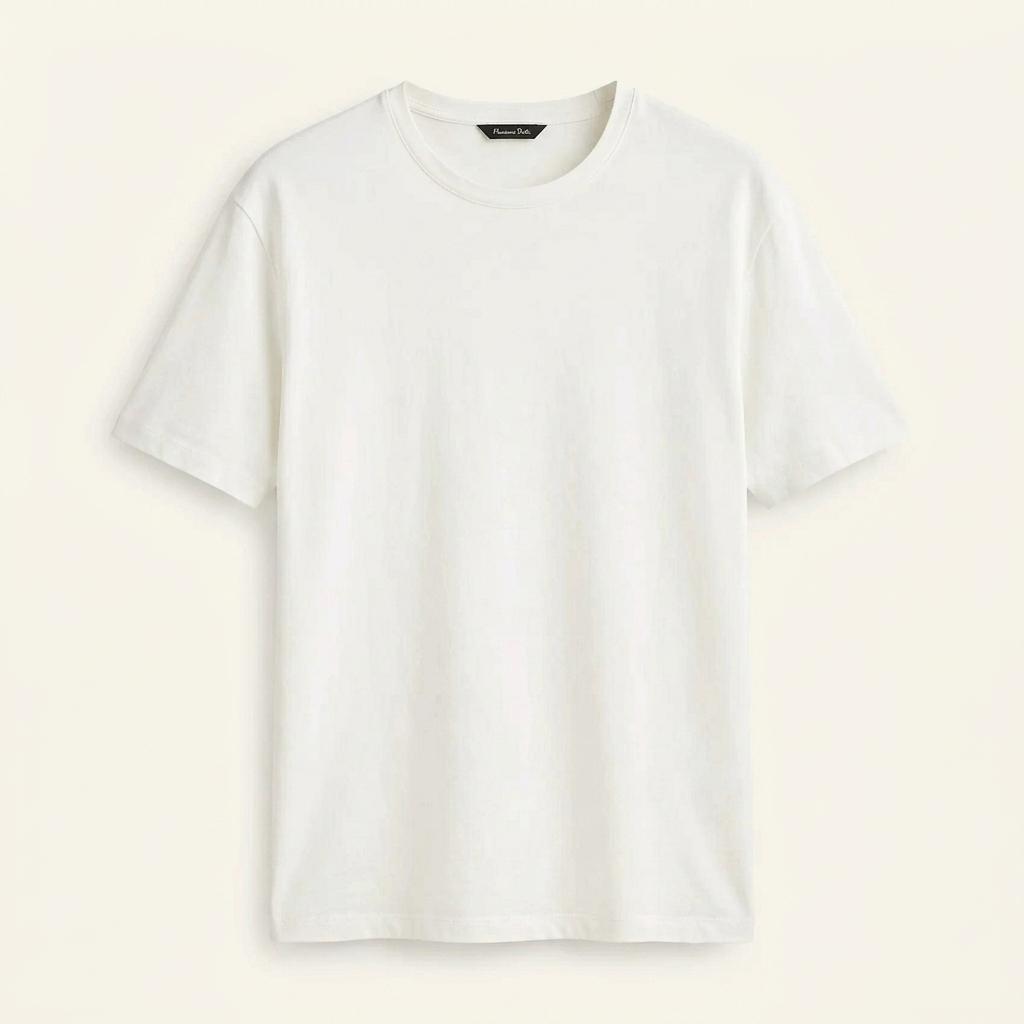 마시모두띠 남성 여름 라운드반팔티 아이보리XL (HU44858) 1