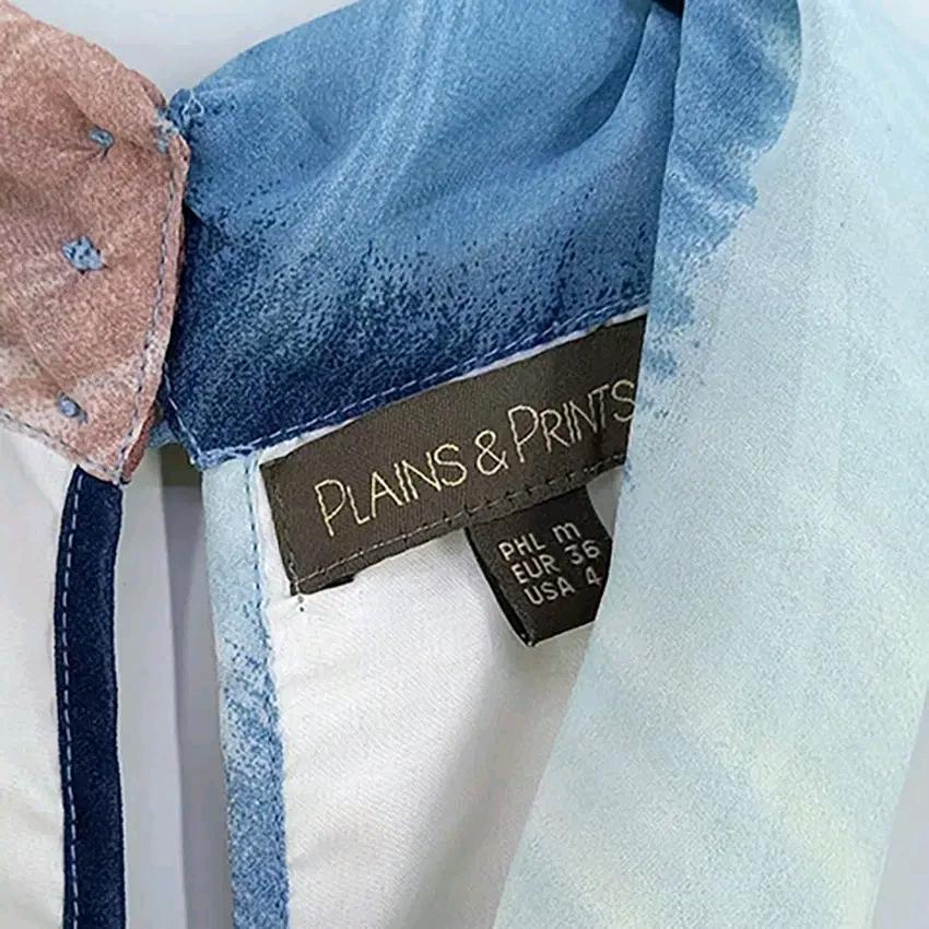 PLAINS&PRINTS 여성 여름 쉬폰블라우스 브라운36(HU44903 5