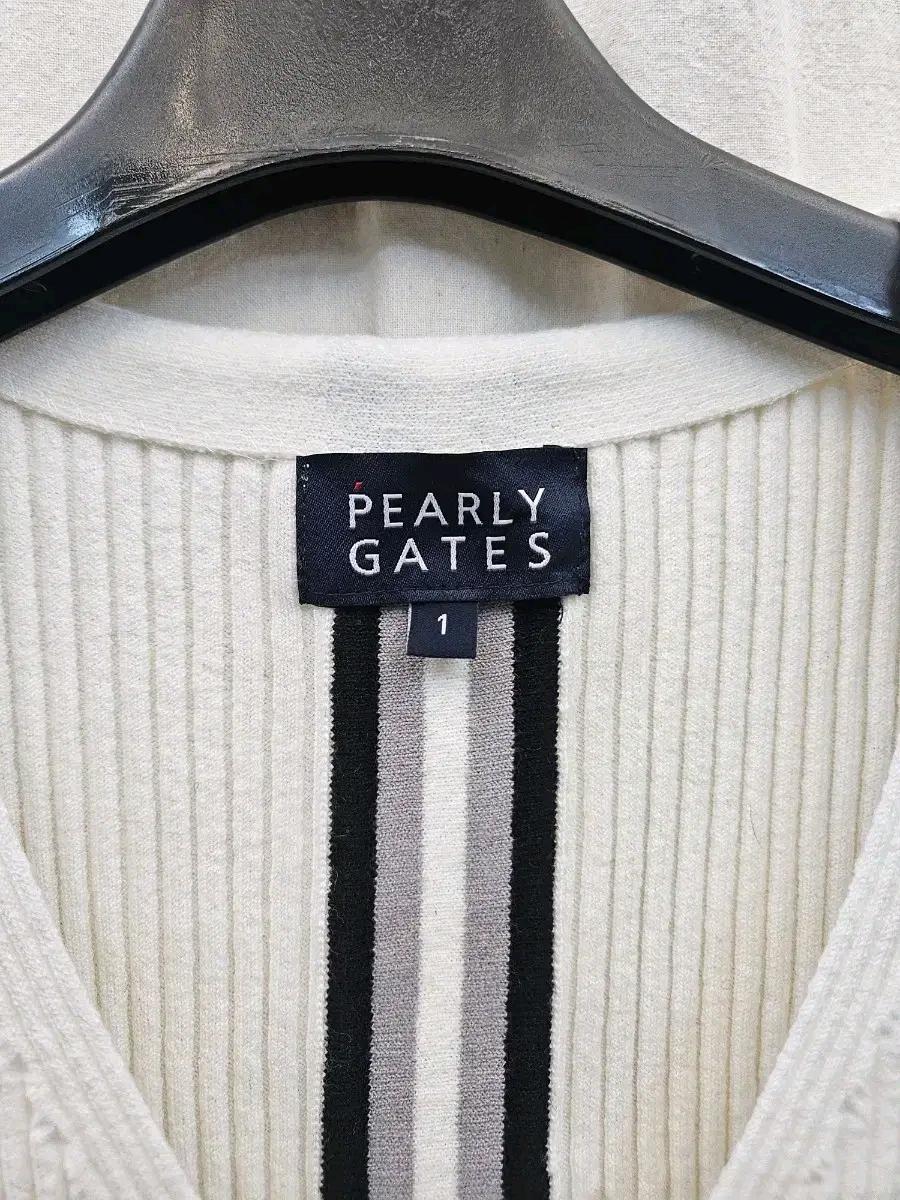 PEARLY GATES 여성 니트 조끼 화이트 4