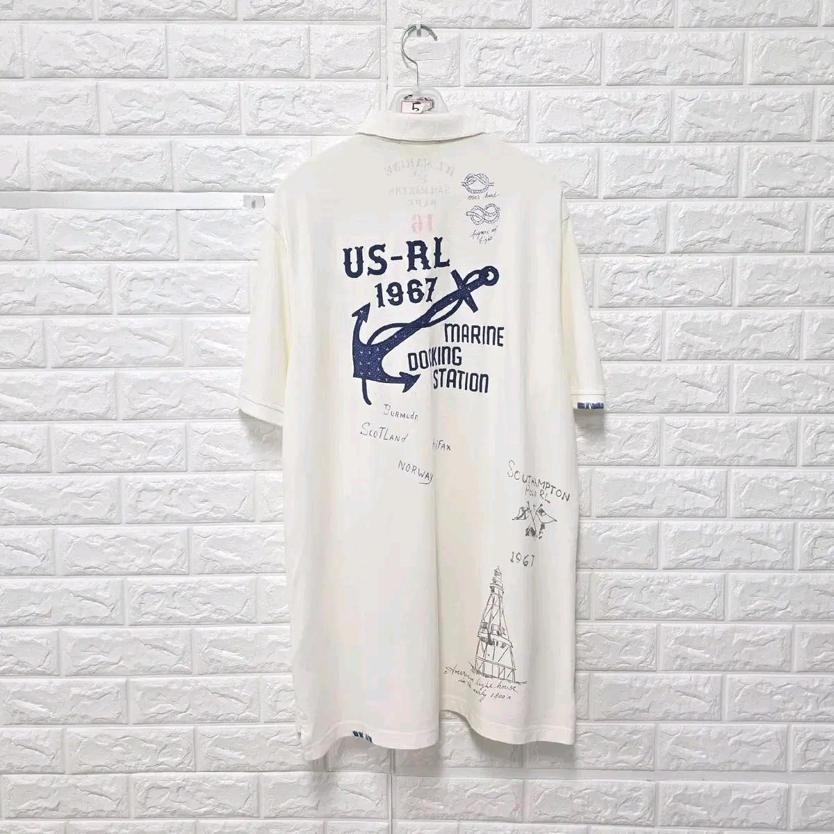 100 폴로랄프로렌 그래픽 카라 반팔 티 D833 5
