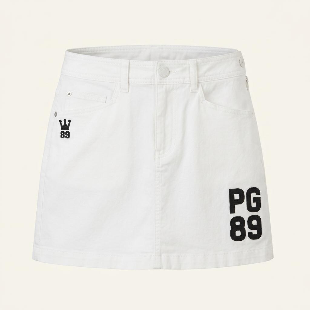 26인치 파리게이츠 골프 화이트 치마바지 D842 1
