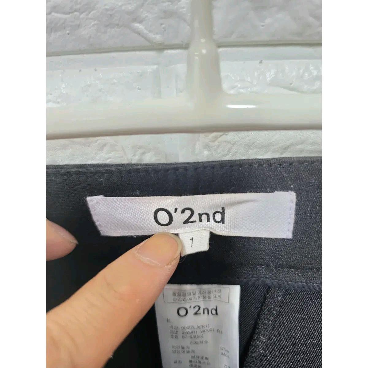 28인치 한섬 오즈세컨 블랙 슬렉스 D844 3