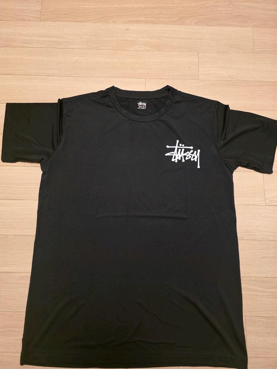 스투시 기능성반팔티 블랙 XL 3