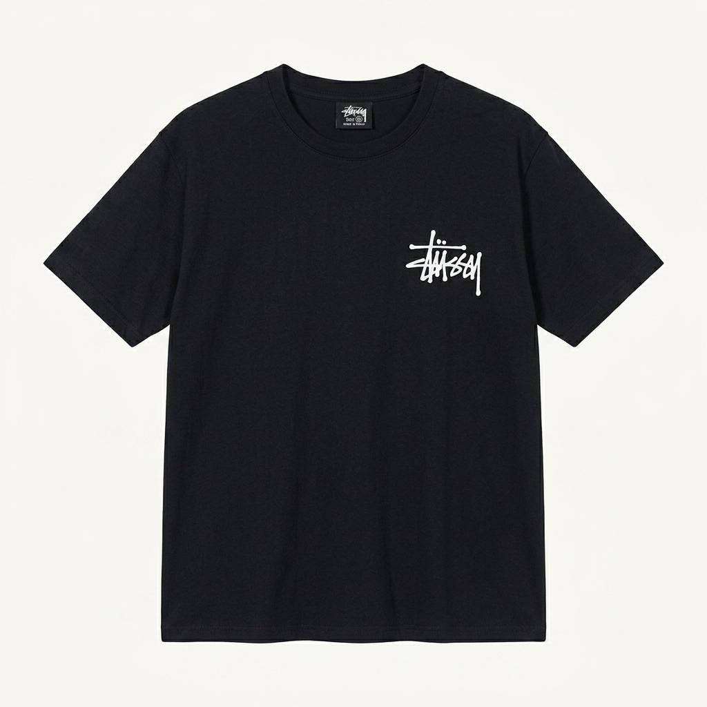 스투시 기능성반팔티 블랙 XL