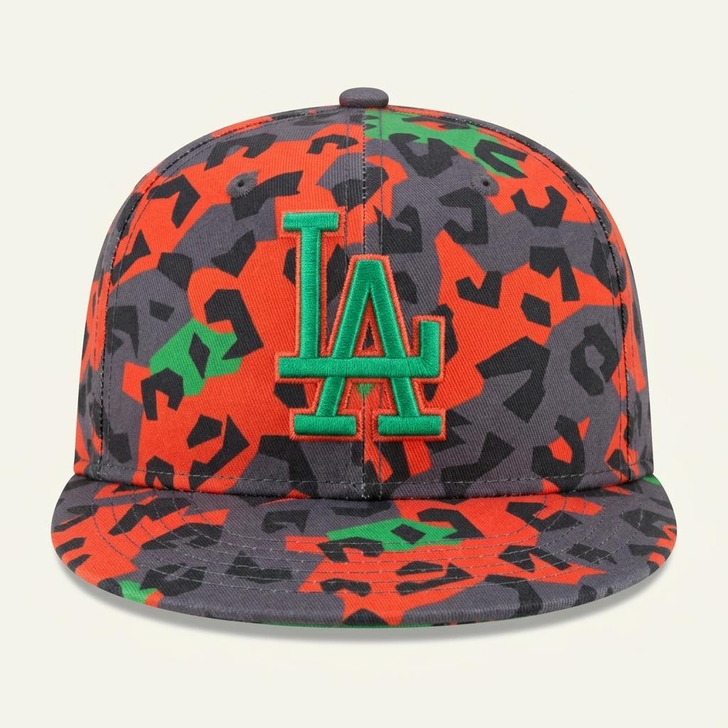 모000514 MLB LA 다저스 레오파드 패턴 스냅백 1