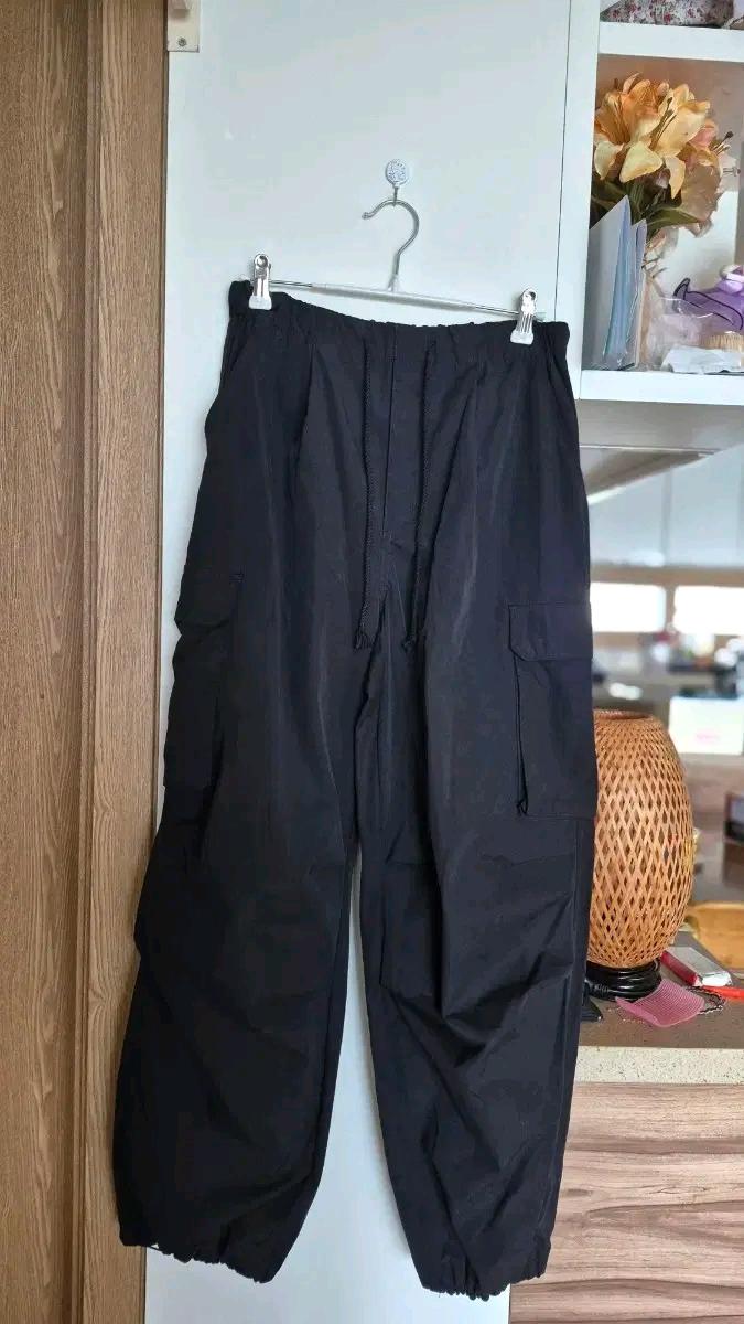 GU 조거 블랙 카고 바지 28 2