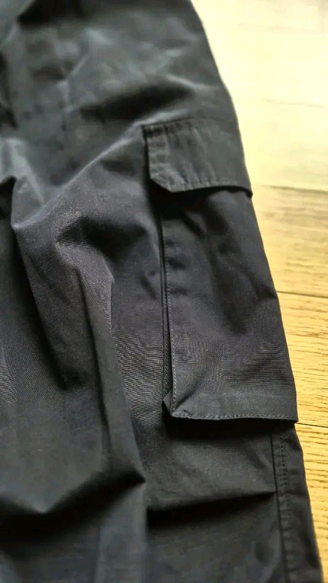 GU 조거 블랙 카고 바지 28 7