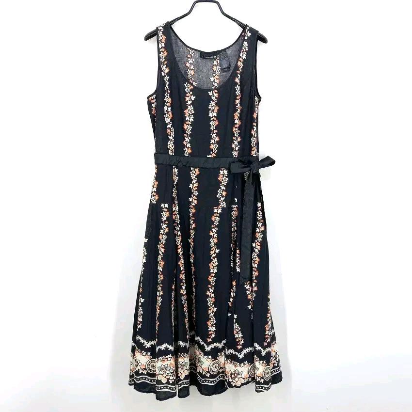 DKNY 여 여름 미니스팽글 옆지퍼 롱나시원피스 블랙(HU44933) 2