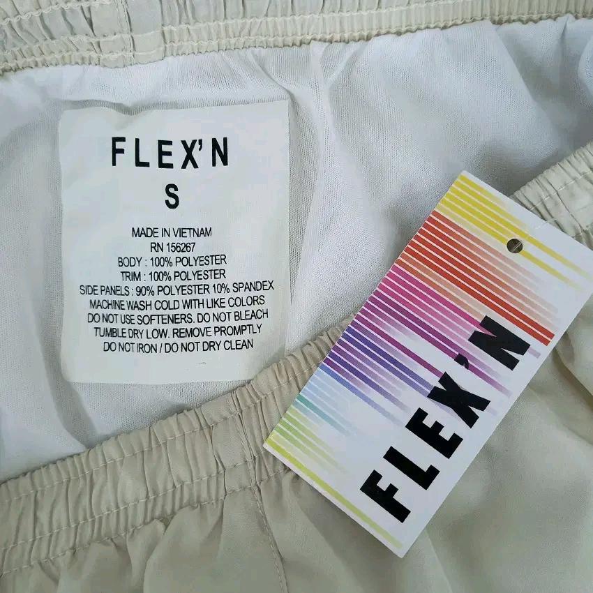 FLEX'N 여성 여름 트레이닝 밴딩 미니팬츠 베이지S (HU44943) 5