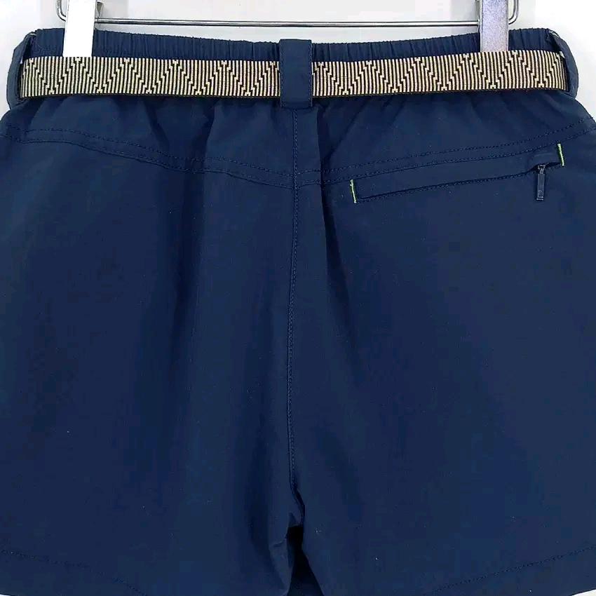 노스페이스 여성 여름 자수 홑겹 미니팬츠 네이비70 (HU44950) 4