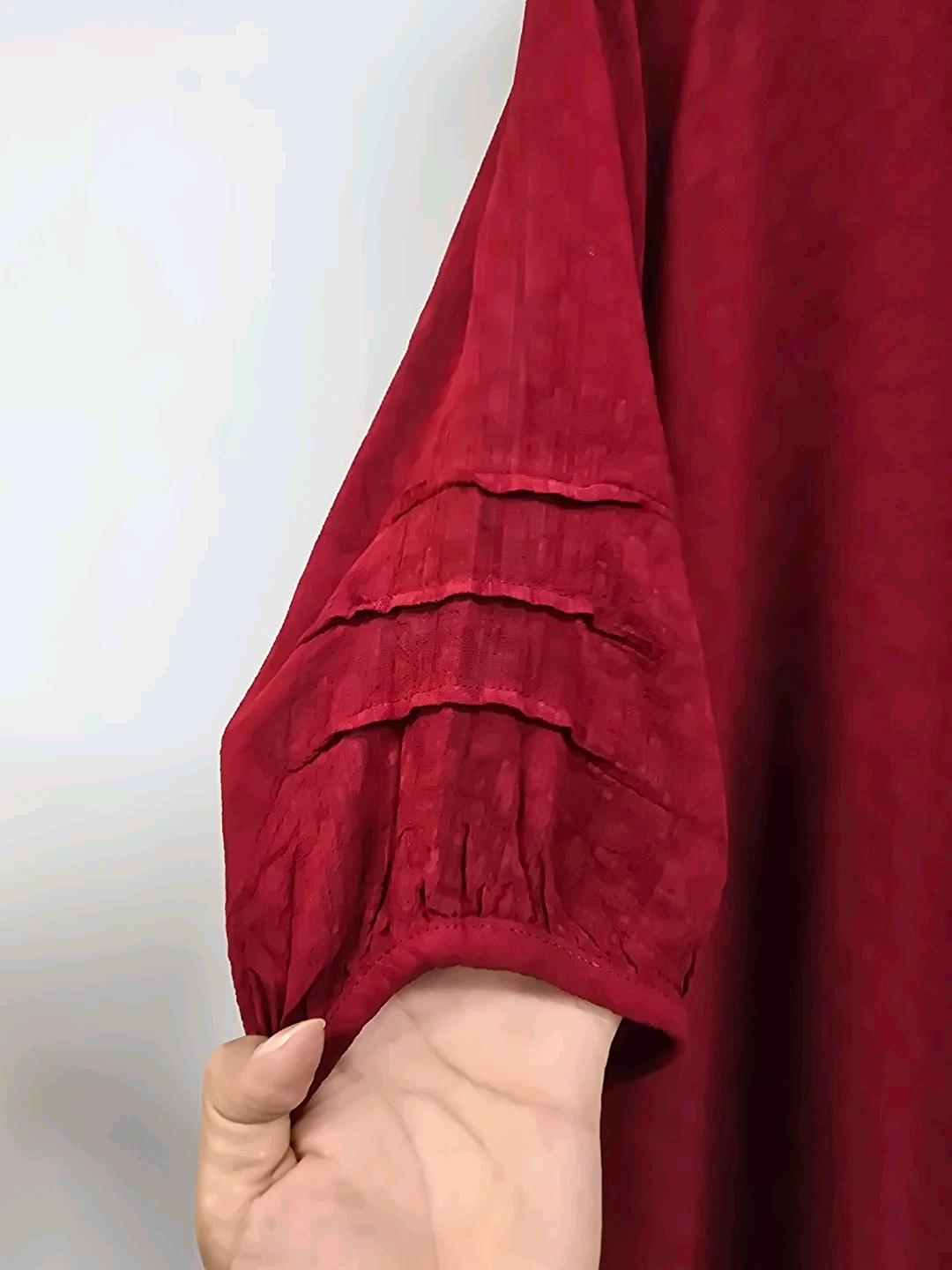 풍기인견 둥근카라 루즈핏 블라우스티 6