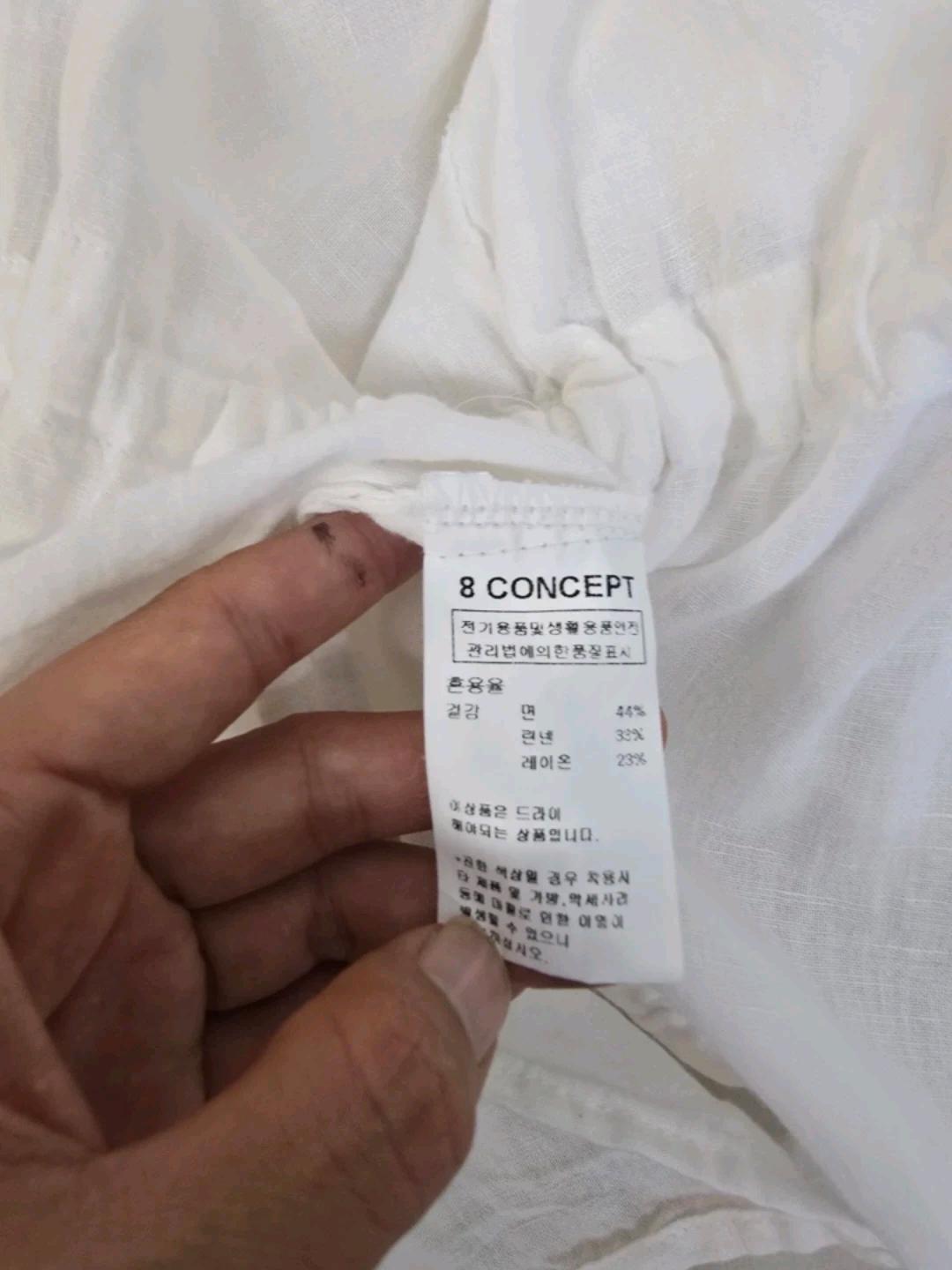 8컨셉 린넨혼방 루즈핏 자켓 블라우스 10