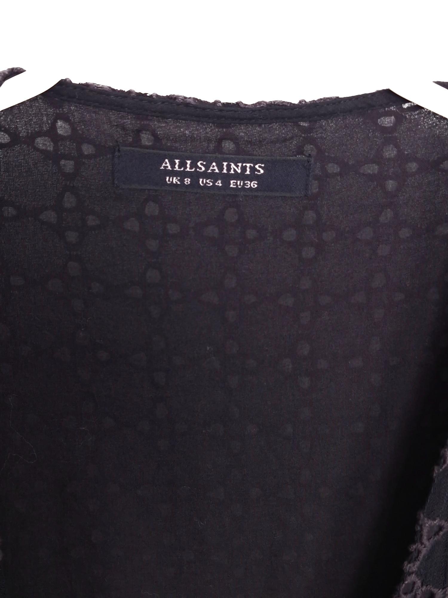 ALL SAINTS 올세인츠 레이스 랩 원피스 36 [A494] 4