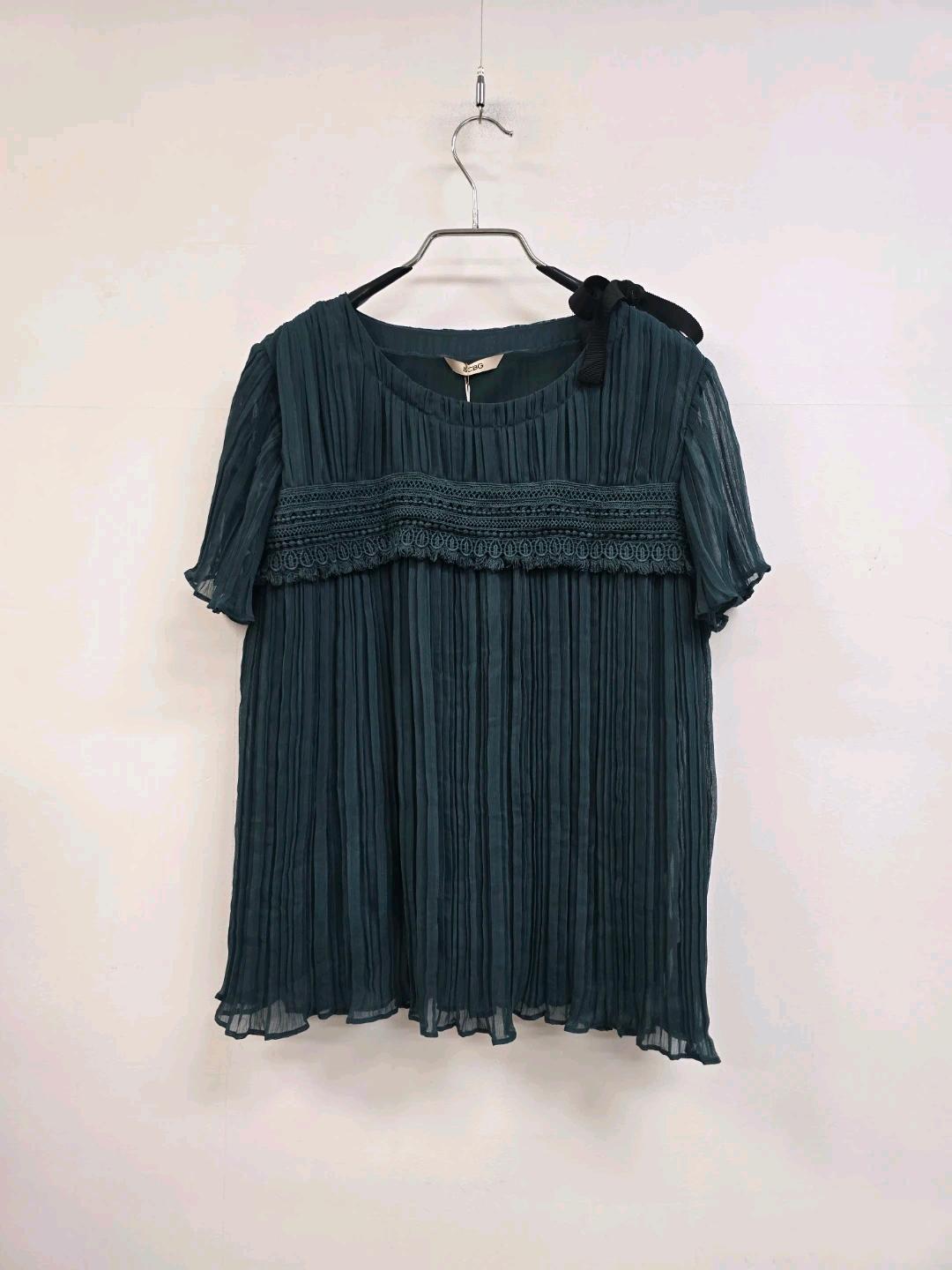 택달린새상품) Bcbg 플리츠 블라우스티 2