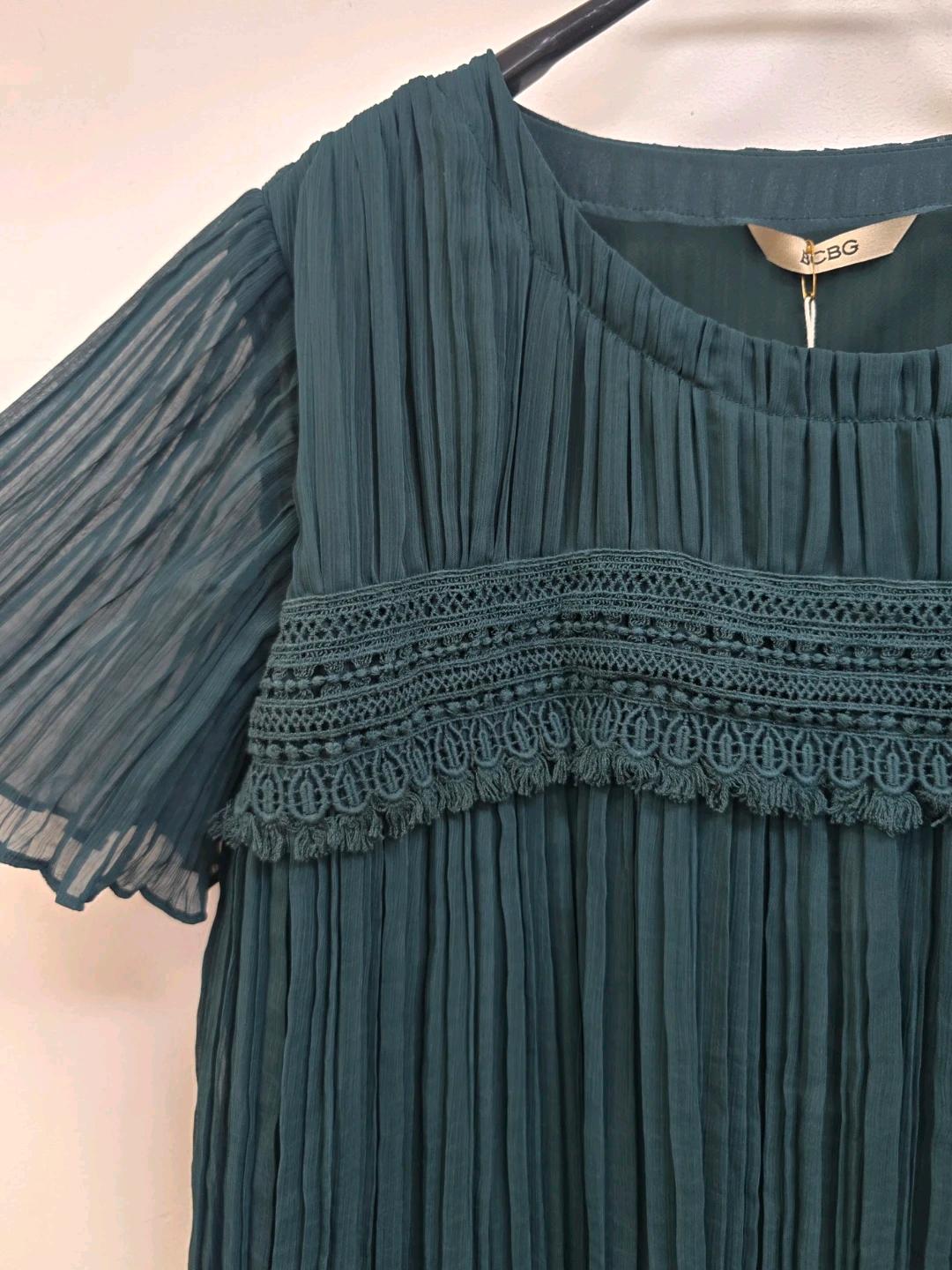 택달린새상품) Bcbg 플리츠 블라우스티 5