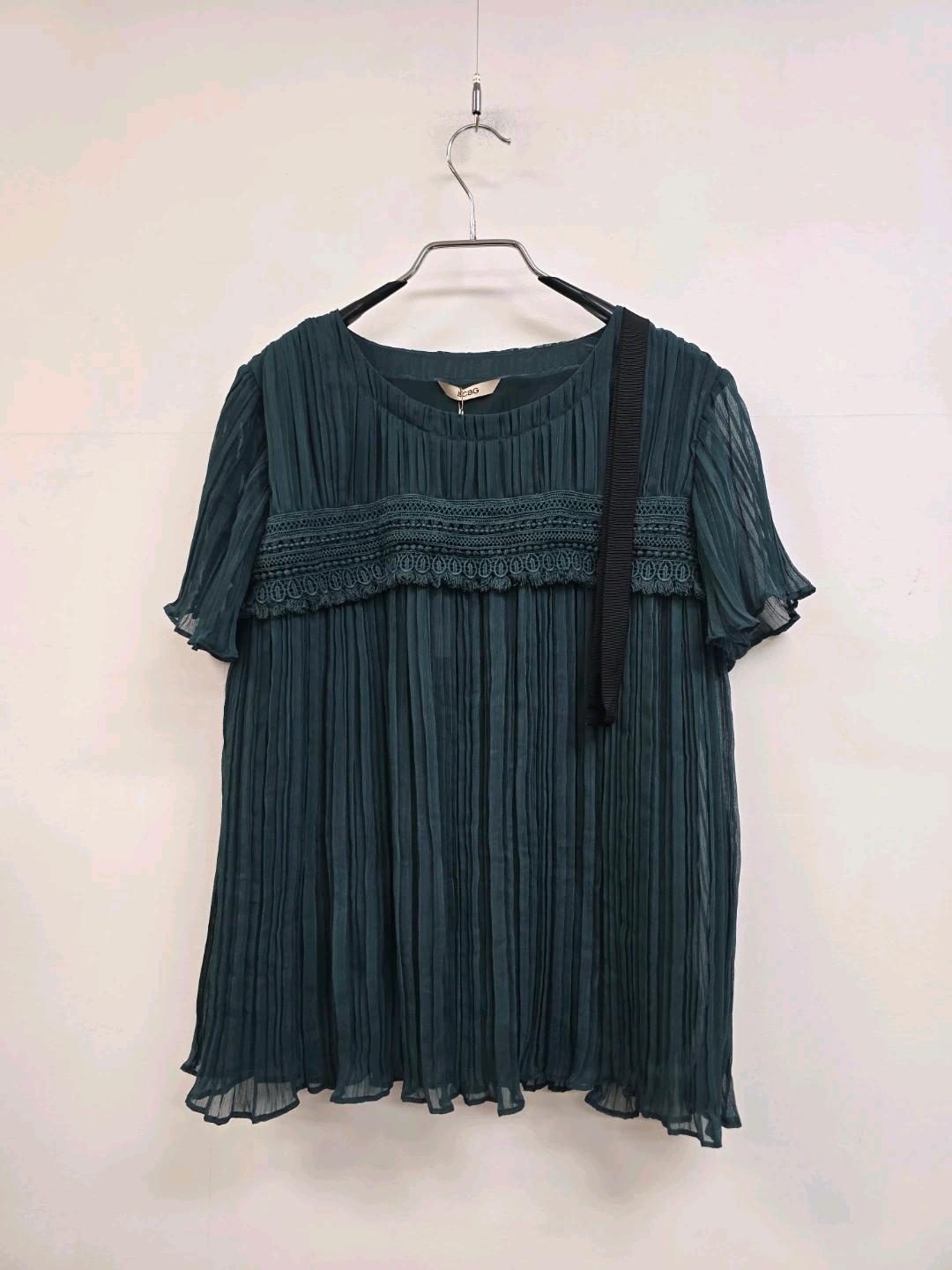 택달린새상품) Bcbg 플리츠 블라우스티 3