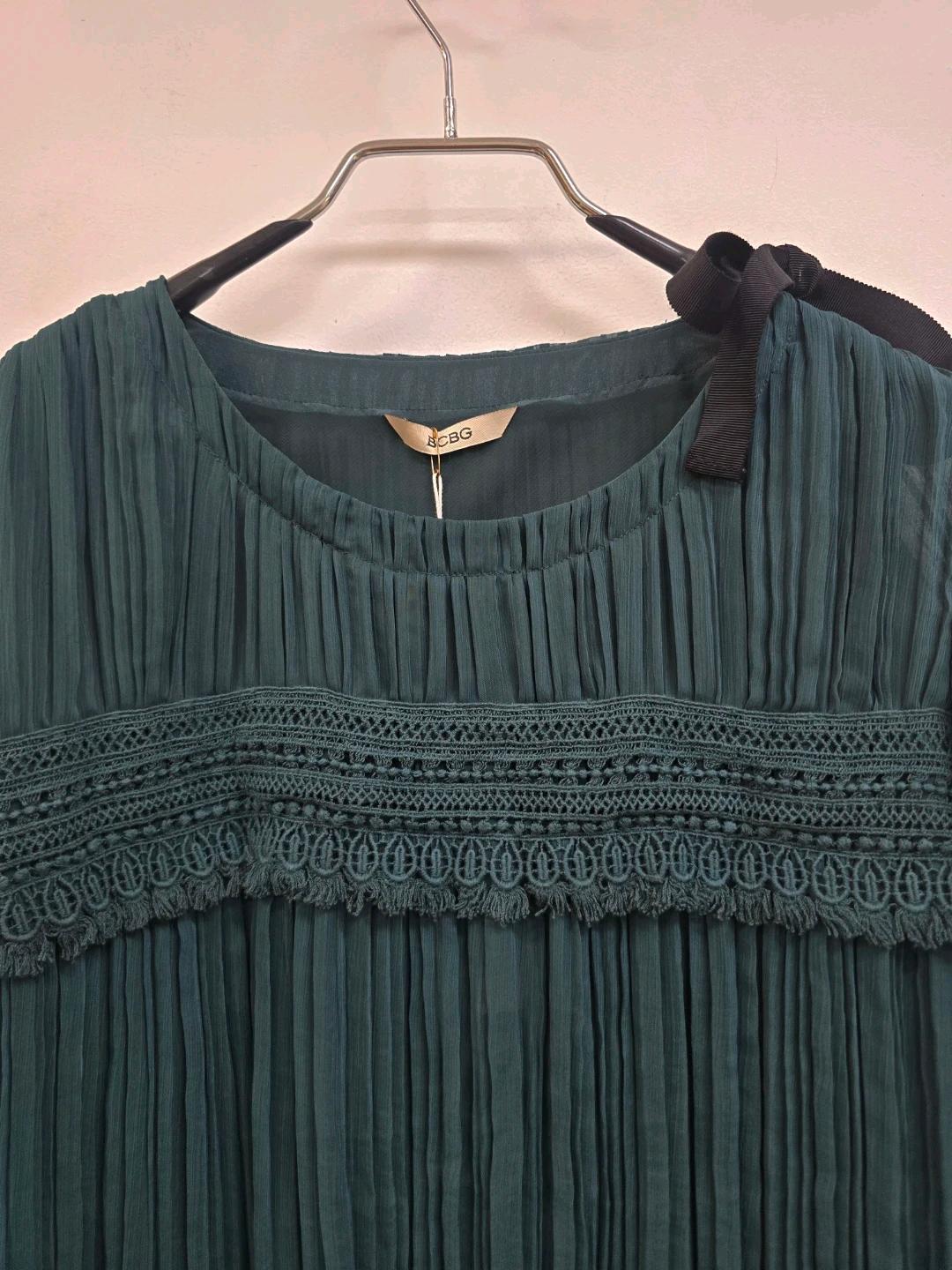 택달린새상품) Bcbg 플리츠 블라우스티 4
