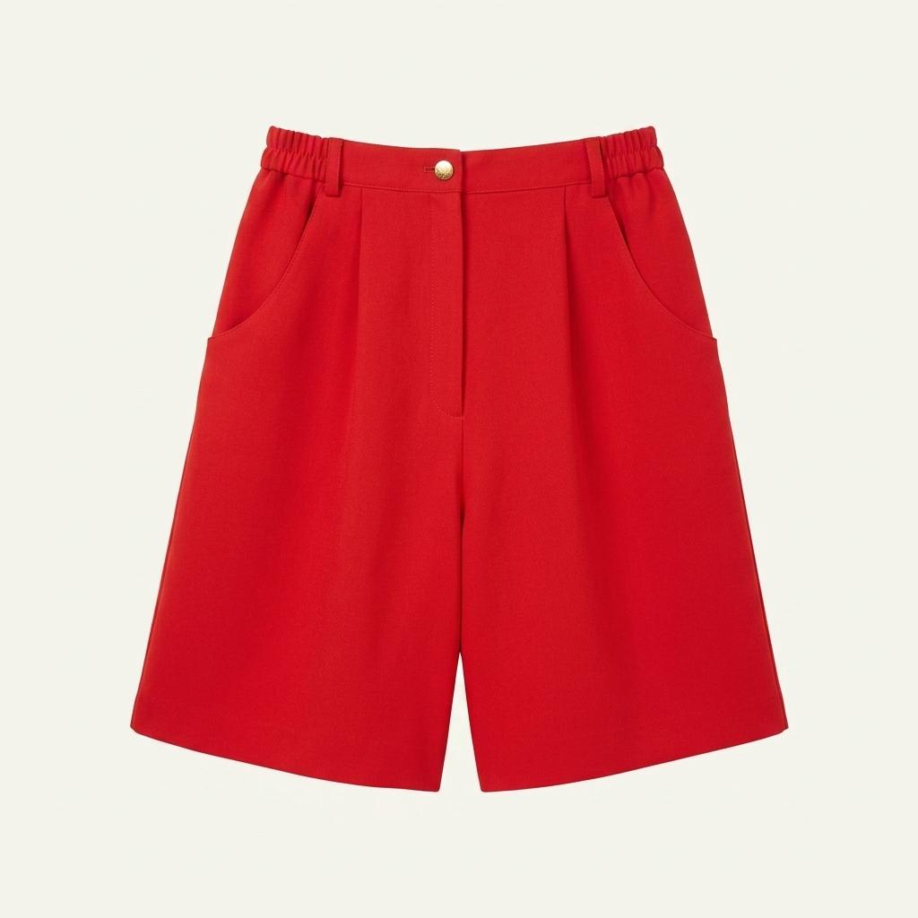 허리26/레오나드 와이드 밴딩 반바지 1