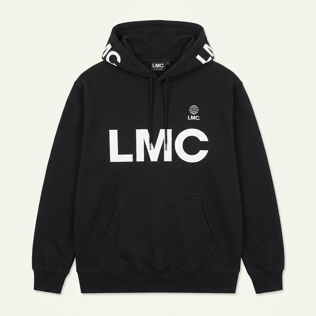 LMC 엘엠씨 로고 레터링 후드티 블랙 1