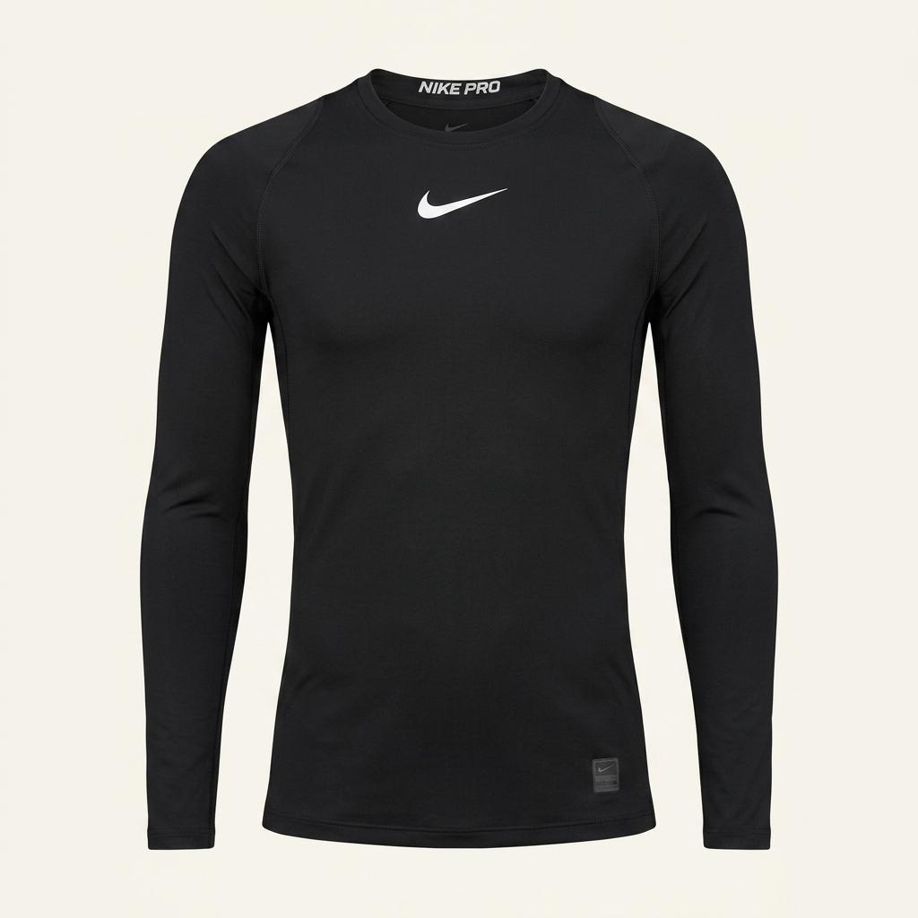XL,105 )) NIKE PRO 나이키 프로 긴팔티셔츠 ! 블랙&화이트~ 1