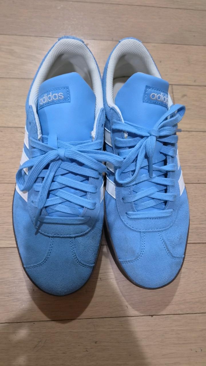 아디다스 스카이블루 스웨이드 스니커즈 4