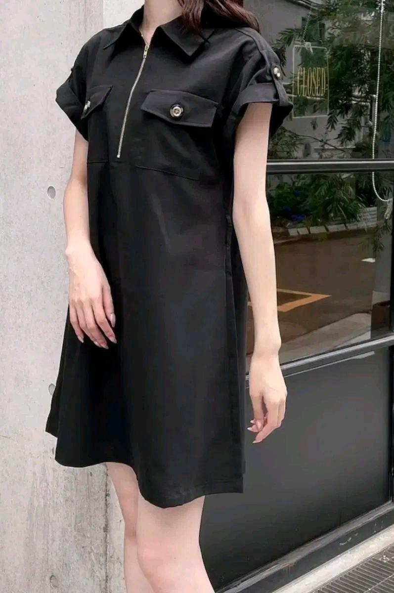 OP246 지퍼 벨트미니원피스 3