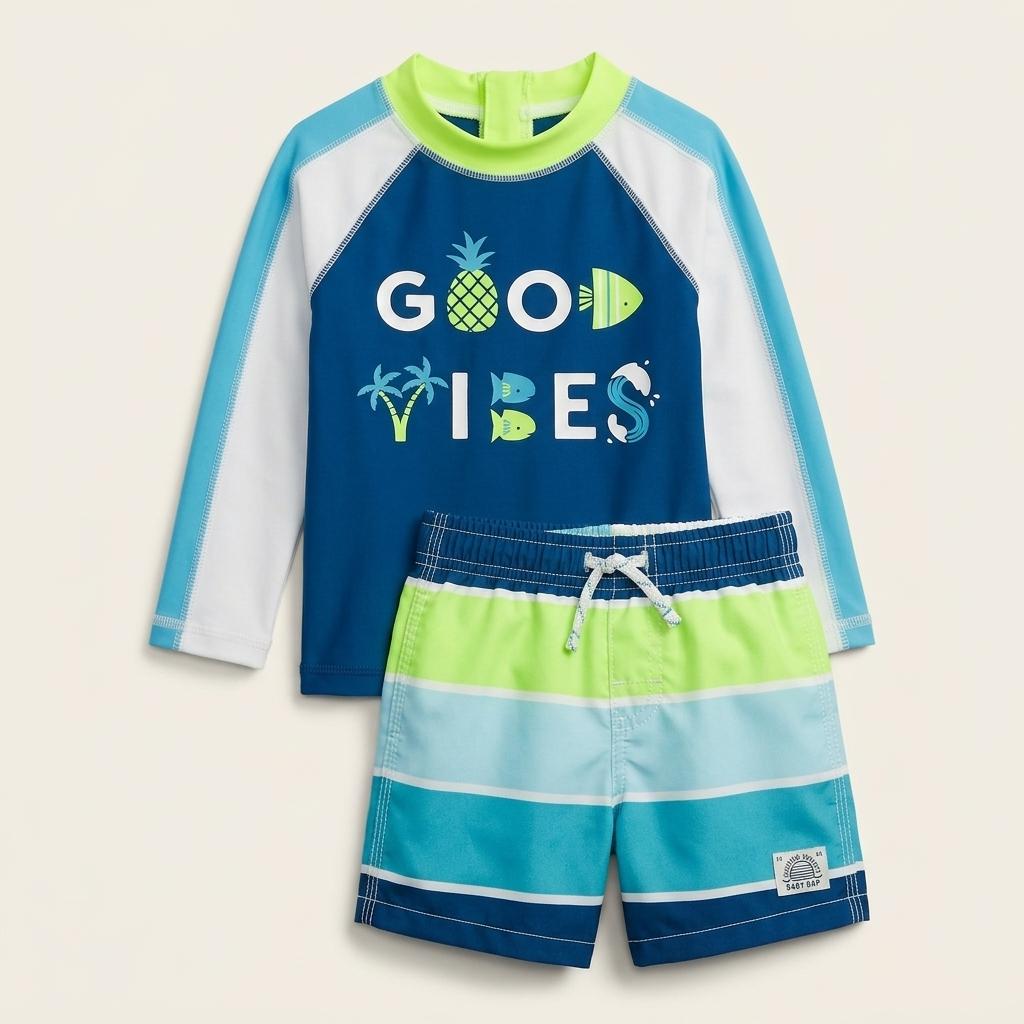 베이비갭(babyGAP) 래쉬가드 상하 세트