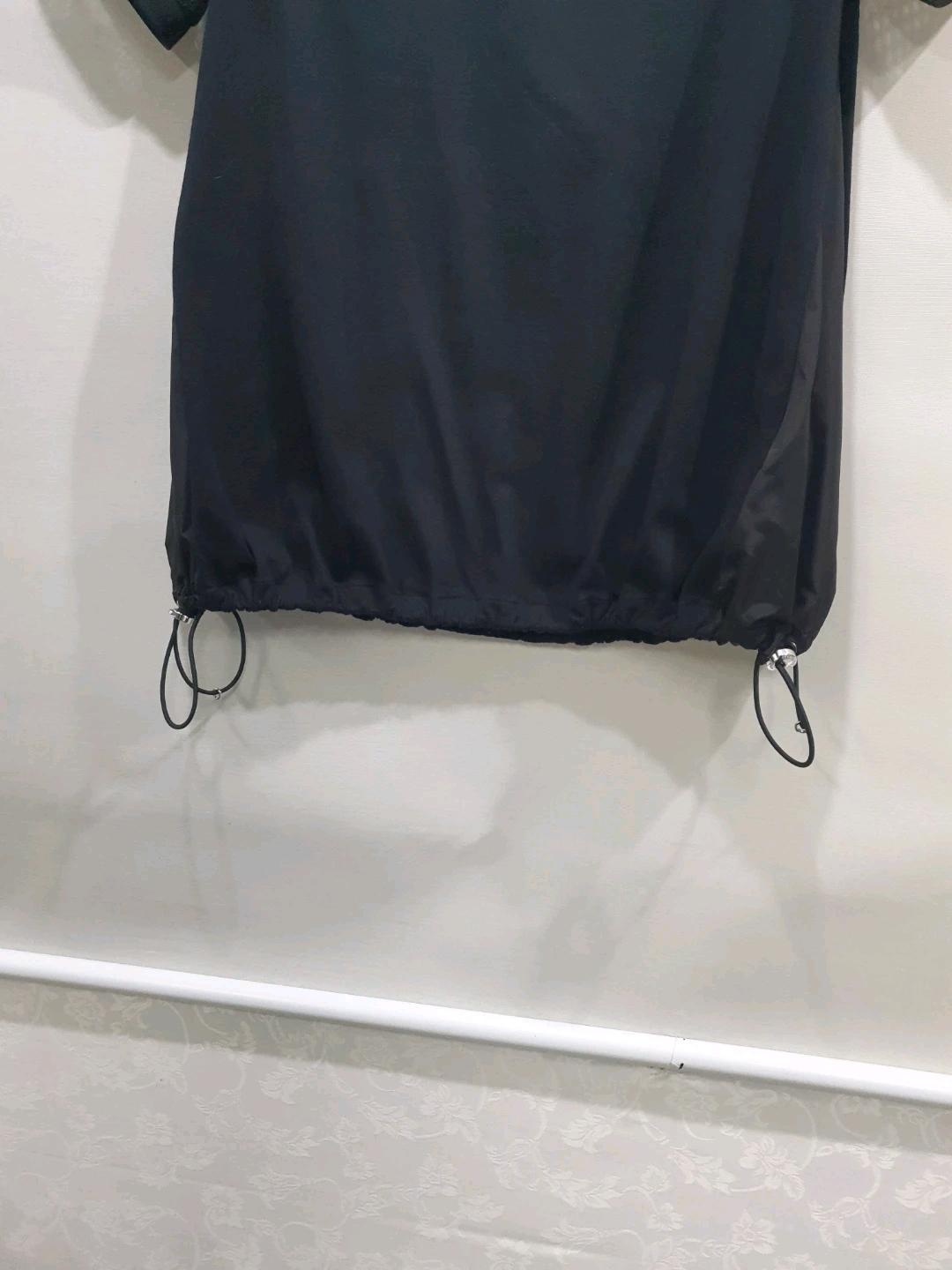 몽클레르(몽클레어)블랙 메쉬 배색 반팔티 XS 4