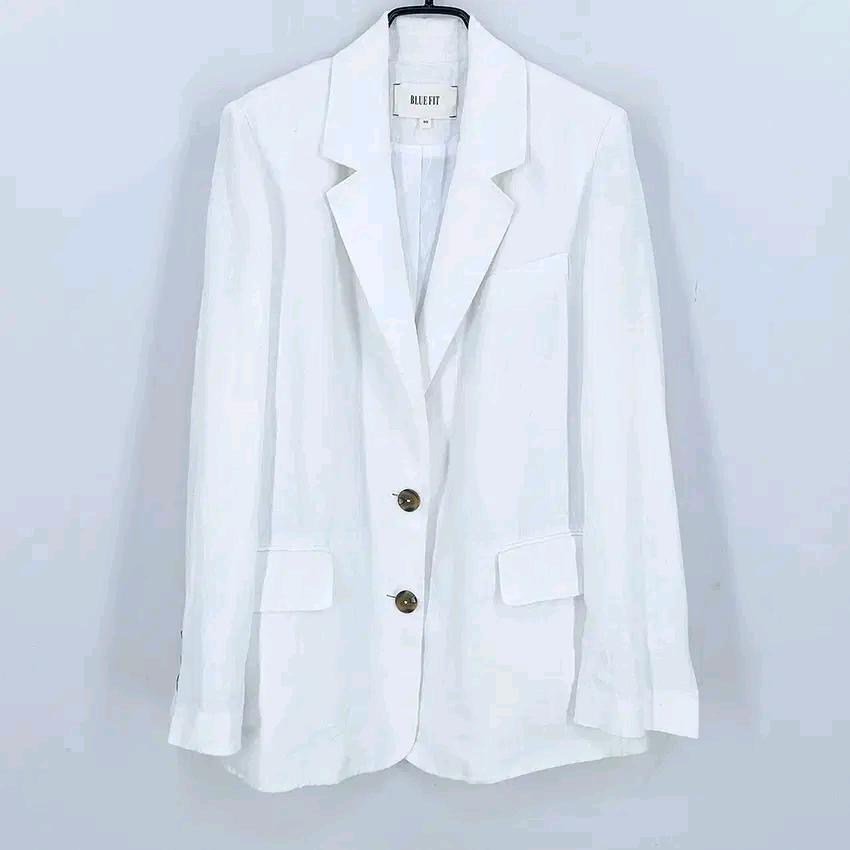 블루핏 여성 춘하 아마100 자켓 화이트90 (HU44997) 2