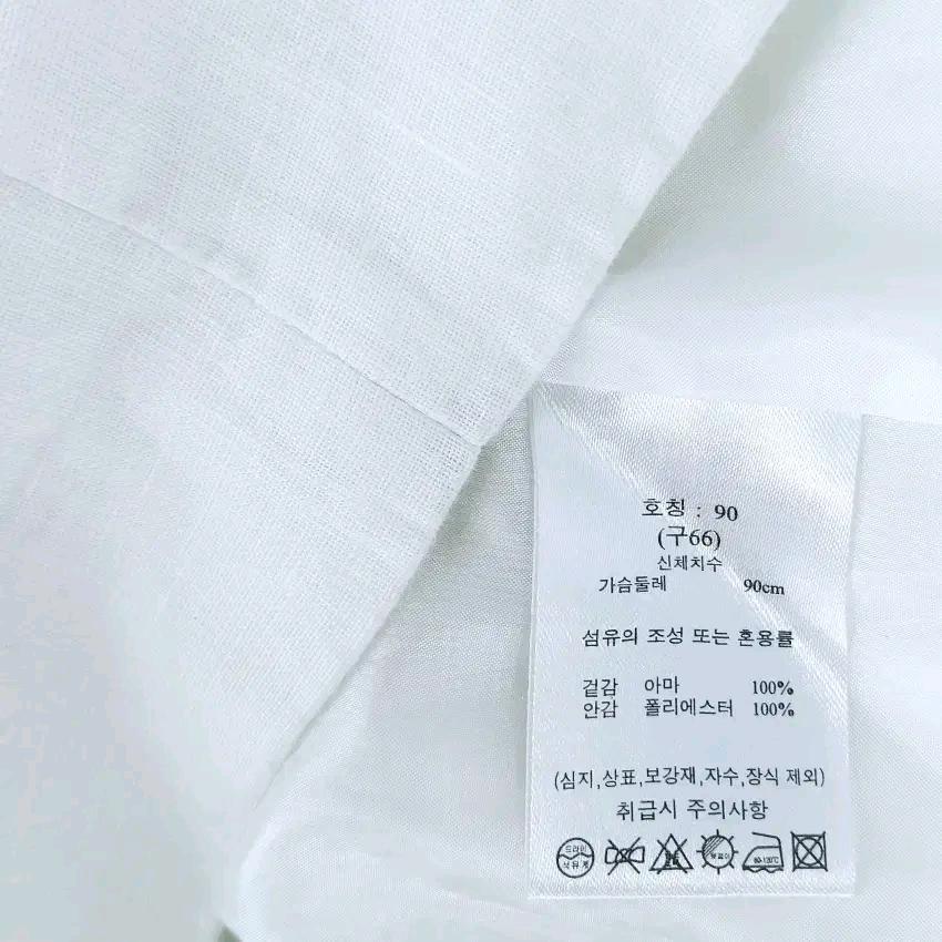 블루핏 여성 춘하 아마100 자켓 화이트90 (HU44997) 6